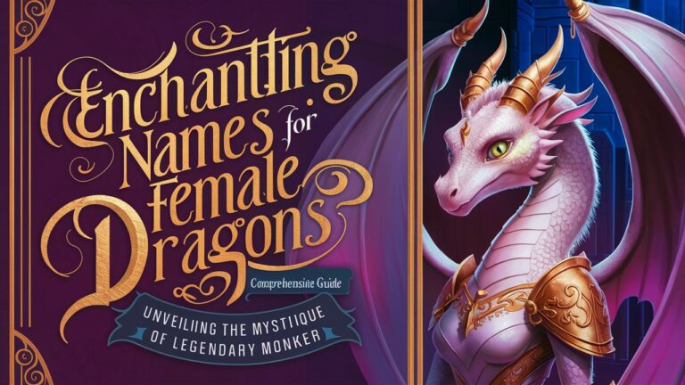 Enchanting Names for Female Dragons: A Comprehensive GuideUnveiling the Mystique of Legendary Monikers
