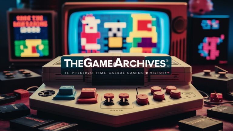 Console TheGameArchives: Preserving Gaming History for Future Generations