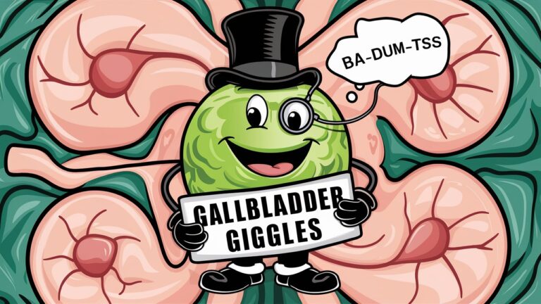 Gallbladder Giggles: The Organ That’s a Real 'Stone' Cold Comedian