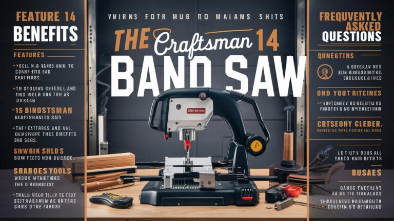 The Ultimate Guide to the Craftsman 14 Band Saw: Features Benefits and FAQs