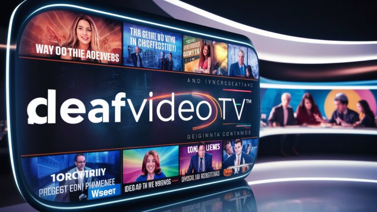 DeafVideoTV: Revolutionizing Accessibility in Media for the Deaf Community
